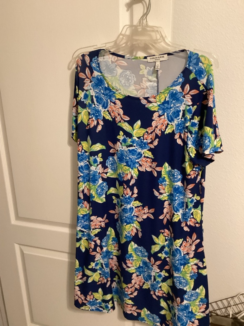 Harper & Me Navy Floral Shift Dress
